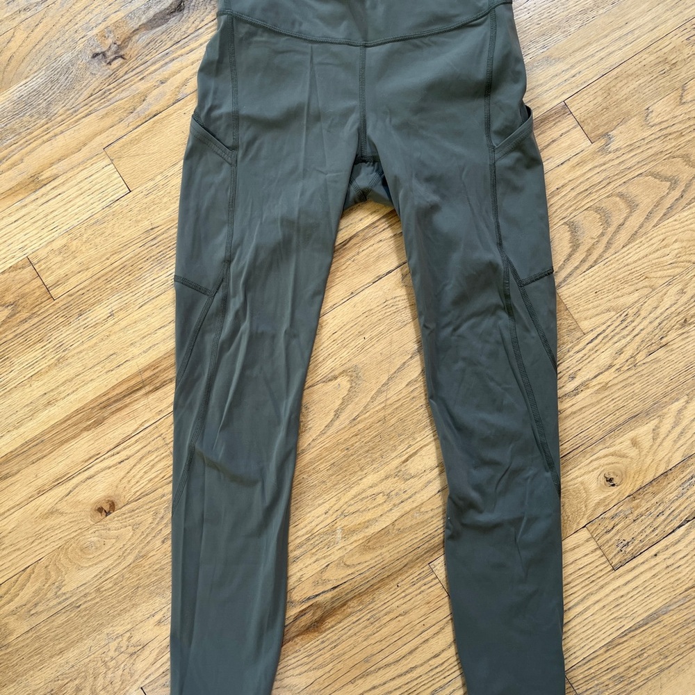 Outdoor Voices Olive Green Leggings